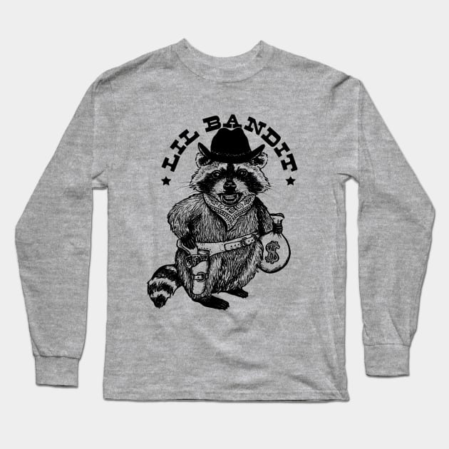 Lil Bandit Long Sleeve T-Shirt by Warbler Creative